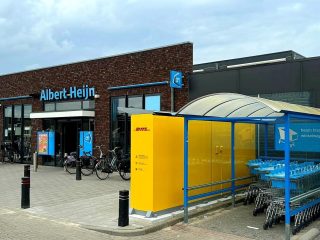 Nieuw in Neede: DHL-pakketautomaat bij Albert Heyn